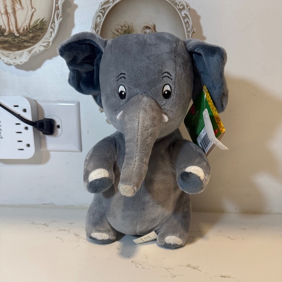 Kohls Cares Saggy Baggy Elephant Gray Plush Soft Toy 10" Stuffed Animal - Picture 1 of 10